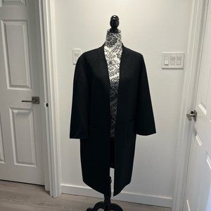 ZAC Zac Posen black 50% wool, 50% poly coat